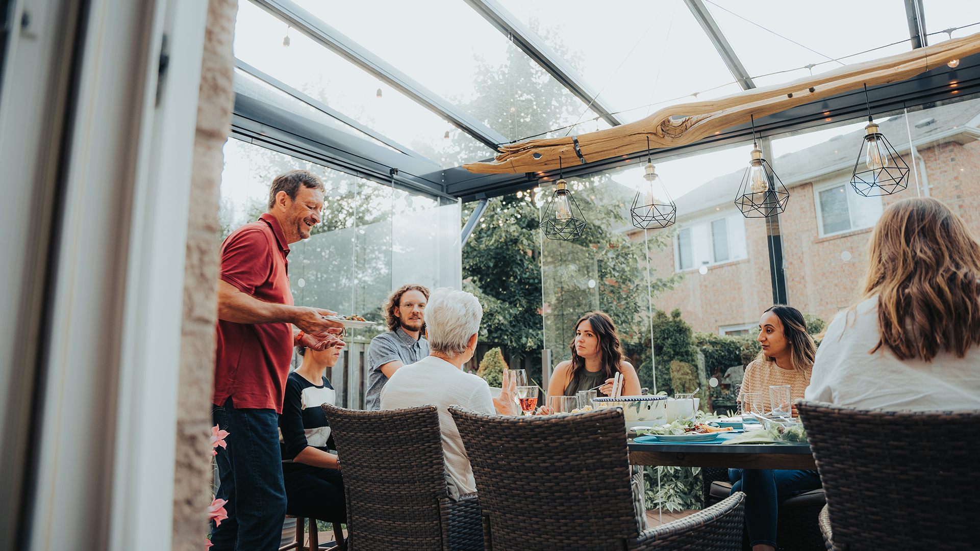 Patio Cover with Glass Walls