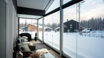 Patio Glazing protects facades and furniture