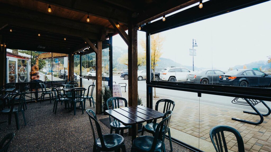 Lumon restaurant enclosure interior