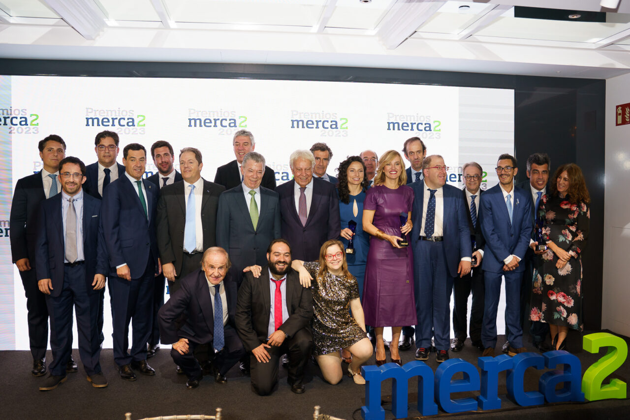 Gewinner der Gala Merca2 Preisverleihung in Madrid