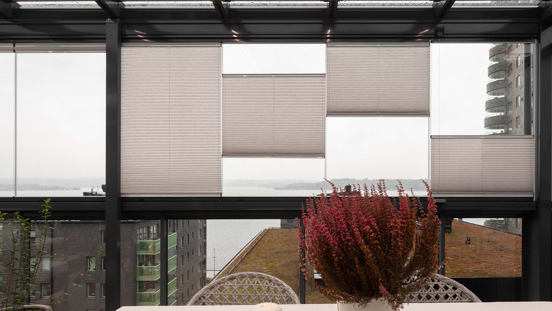 Visor blinds