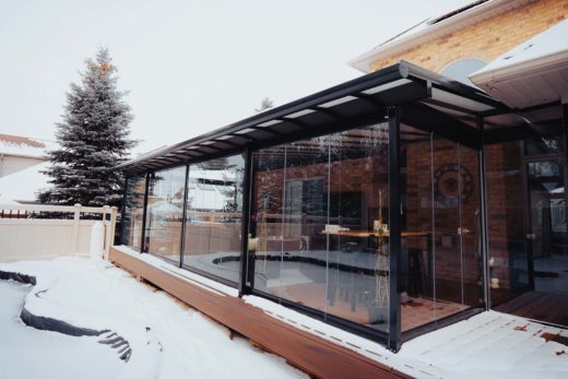 Sunroom usage in Canadian winter