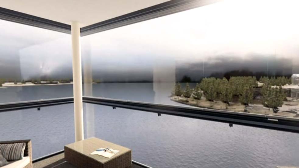 Lumon Virtual Reality Balcony Glazing